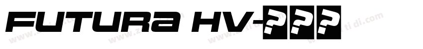 Futura Hv字体转换